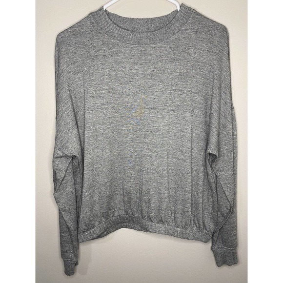 Magaschoni Sweaters - Magaschoni Gray Size SMALL Long Sleeve Crew‎ Neck Pullover Top Elastic Waist